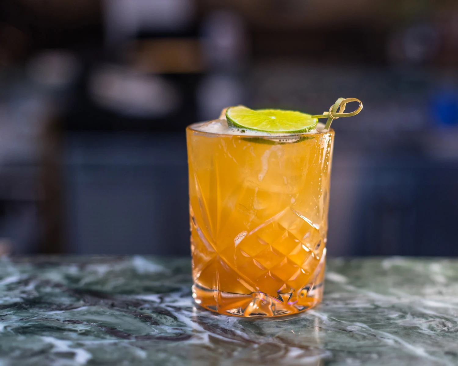A cocktail at Q Bar.